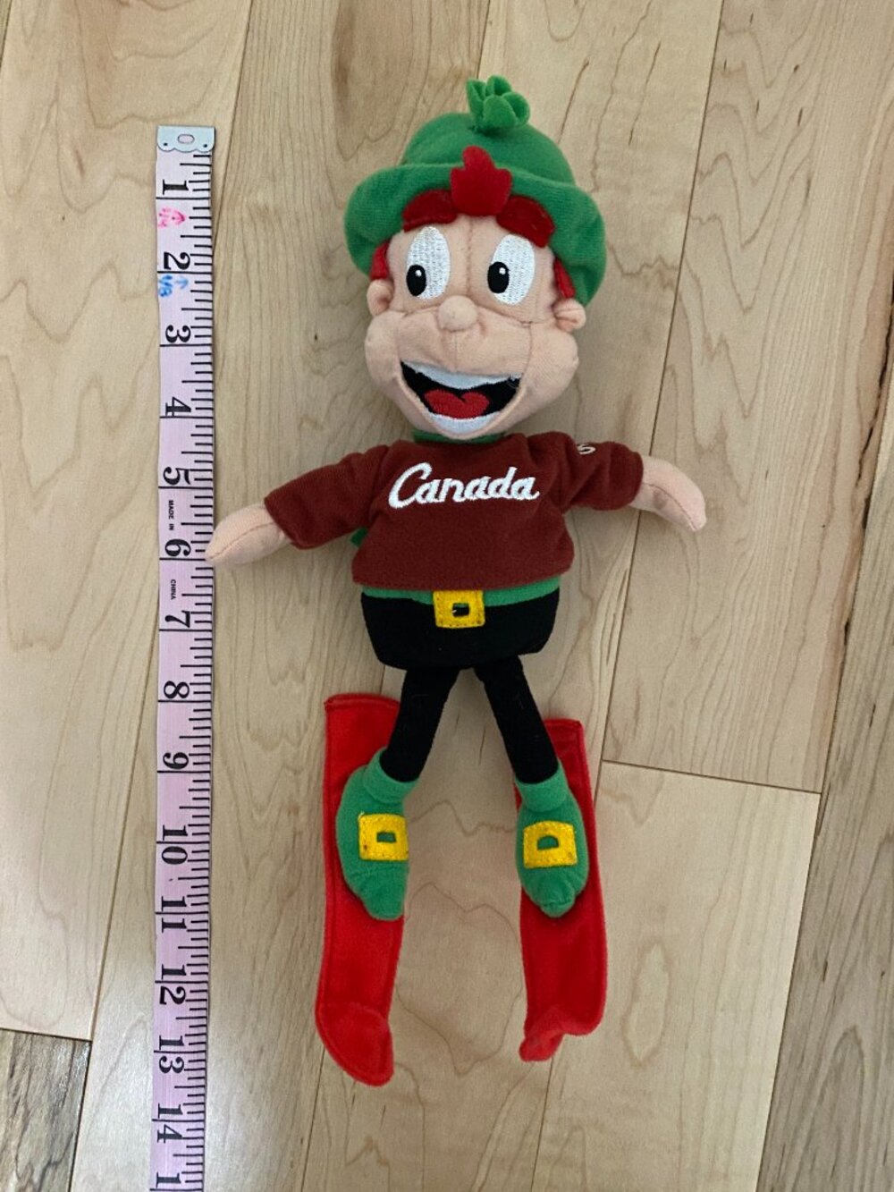 2001 General Mills Canada Olympic Lucky the Leprechaun Plush